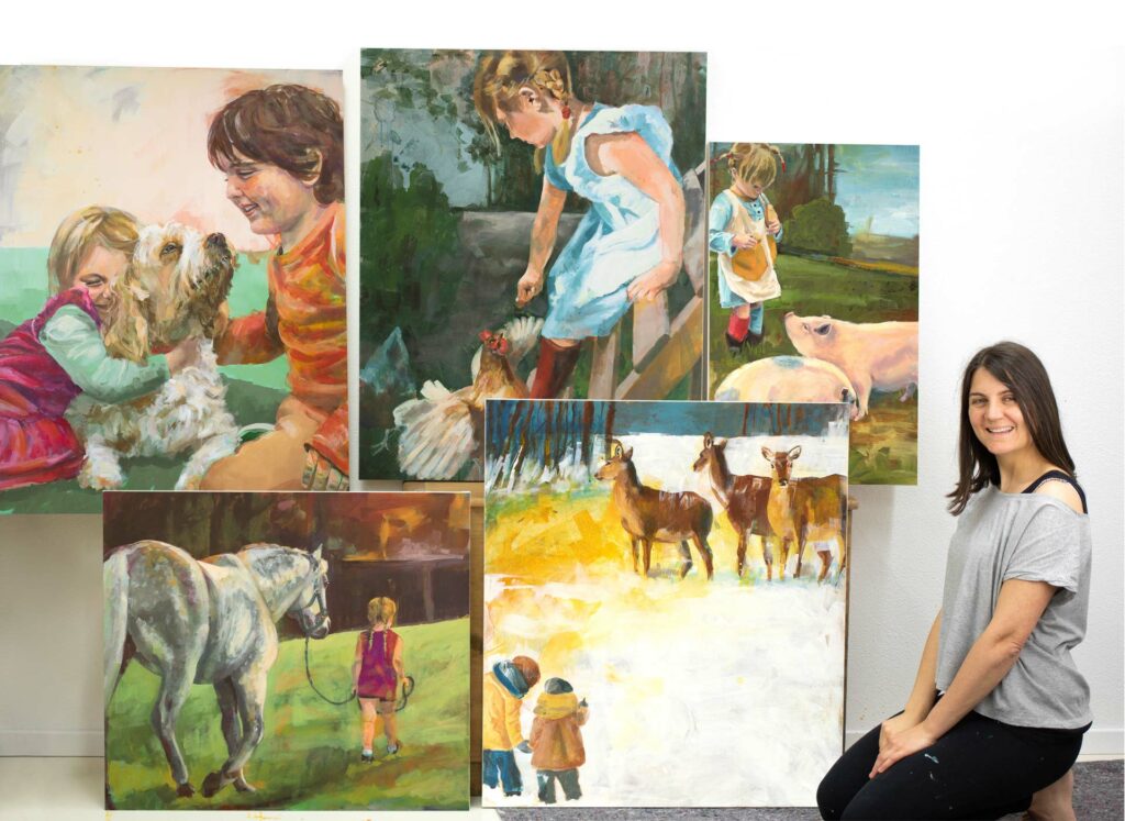 Tamara-Tavella-Art-Kunst-Kuenstlerin-Suedtirol-Tiere-Kinder-Kunstwerke-Kinderportraits-Tierportraits-besondere-Erinnerung
