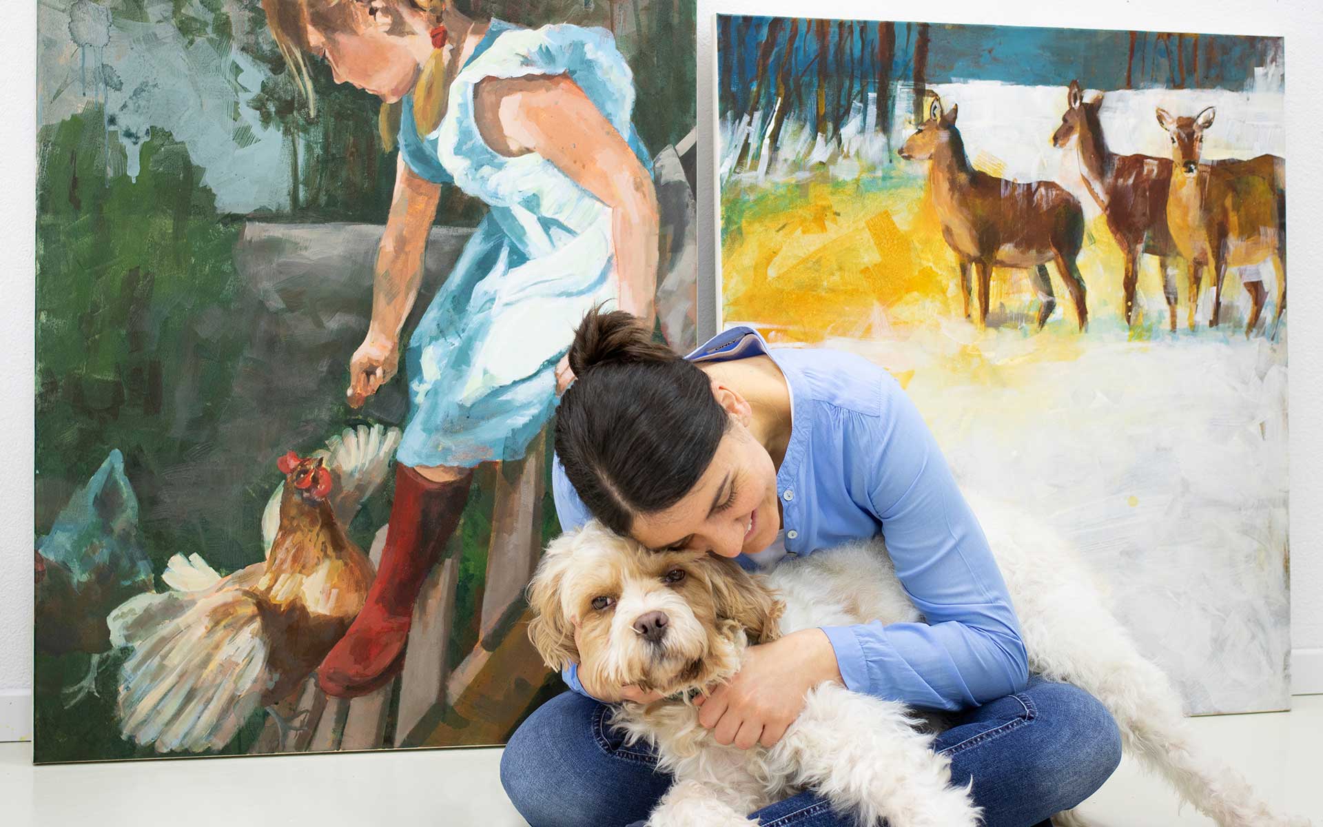 Tamara-Tavella-Art-Kunst-Kuenstlerin-Suedtirol-Tiere-Kinder-Hund-Titel
