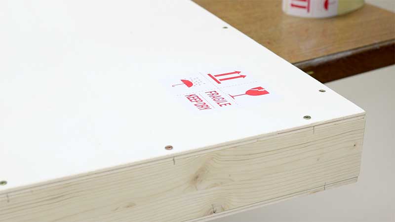 Paket-Verpackung-Versand-Kunst