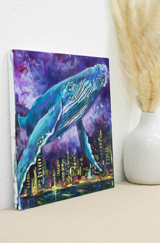 Krafttier Wal - Botschaft - Bedeutung - Symbolik - Kunst - Bild - Kunstwerk