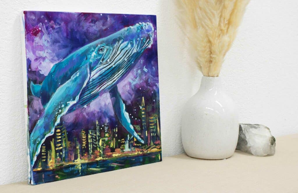 Krafttier Wal - Botschaft - Bedeutung - Symbolik - Kunst - Bild - Kunstwerk