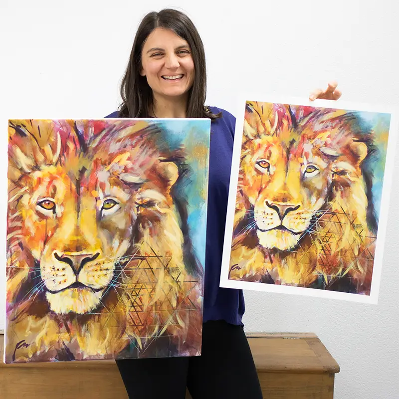 Krafttier Löwe Bild