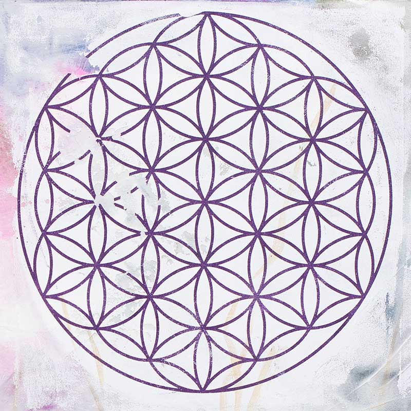 Geldruck - Blume des Lebens