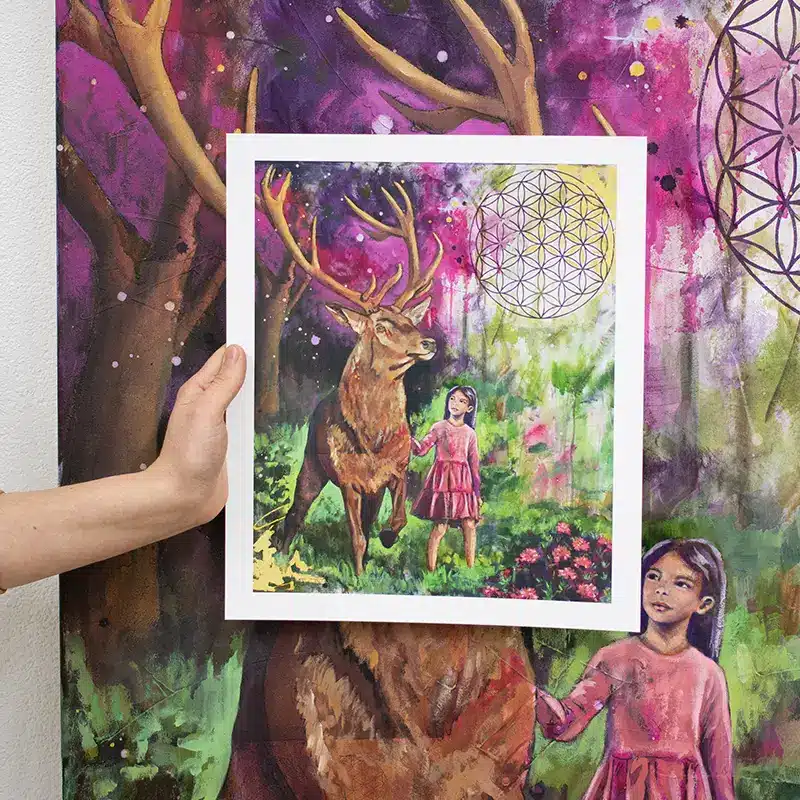 Bild Krafttier Hirsch - Silent Power