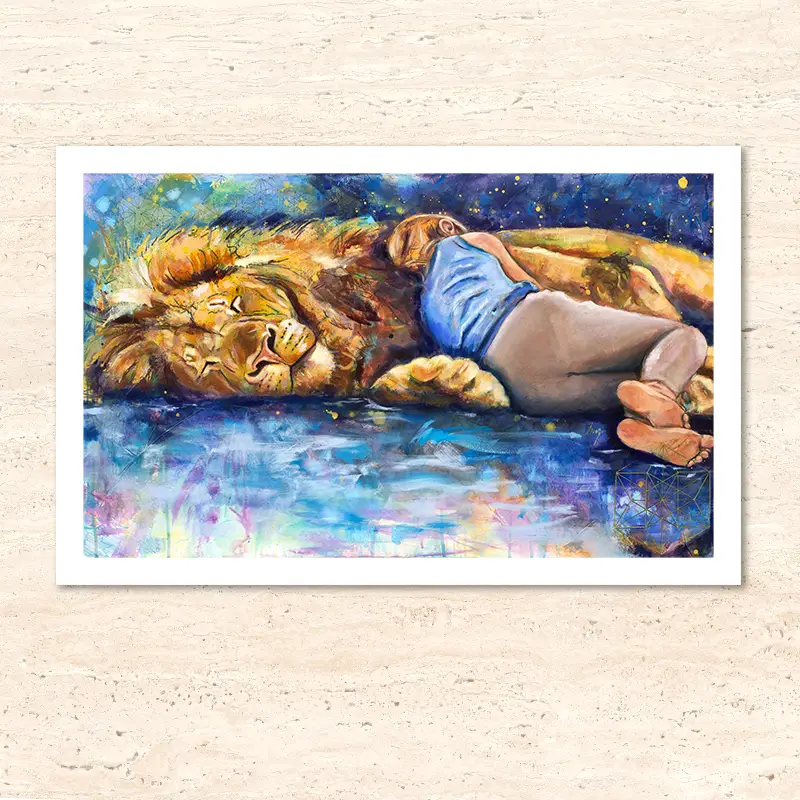 Kunstdruck - Cosmic Hold