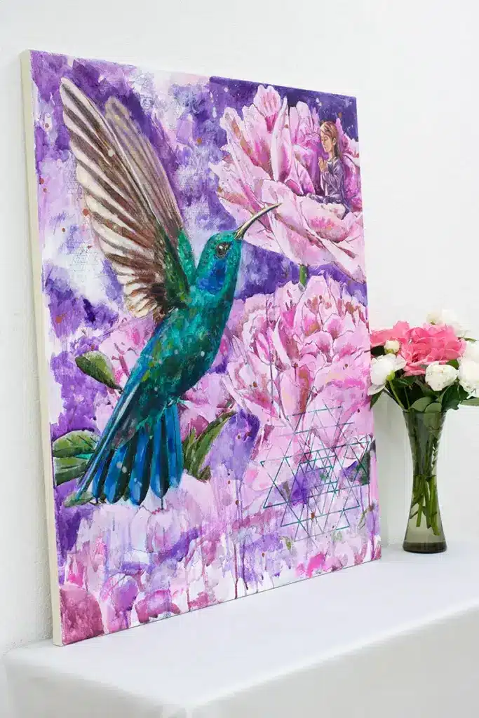 Krafttier Kolibri - Kunstwerk