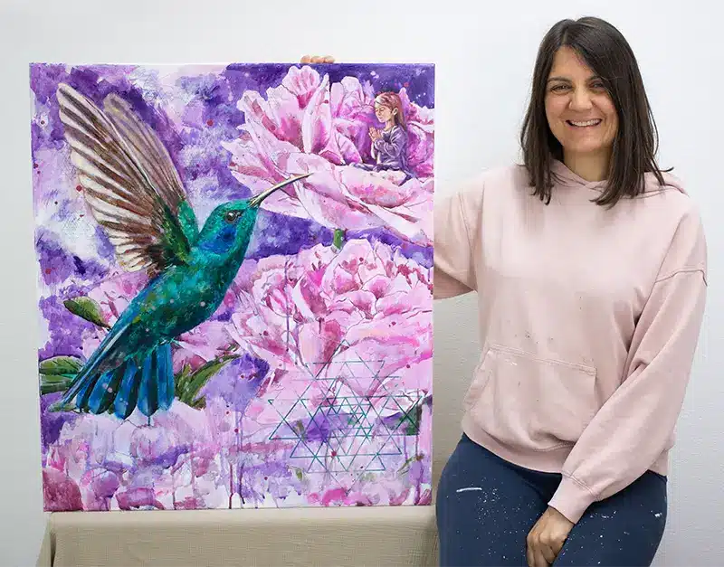 Krafttier Kolibri - Kunstwerk