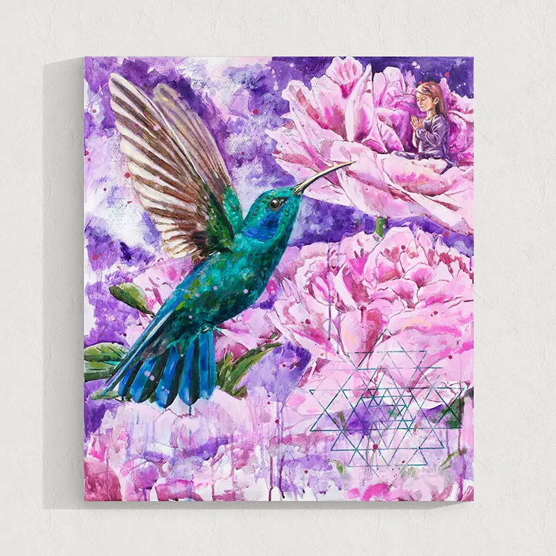 Krafttier Kolibri - Kunstwerk