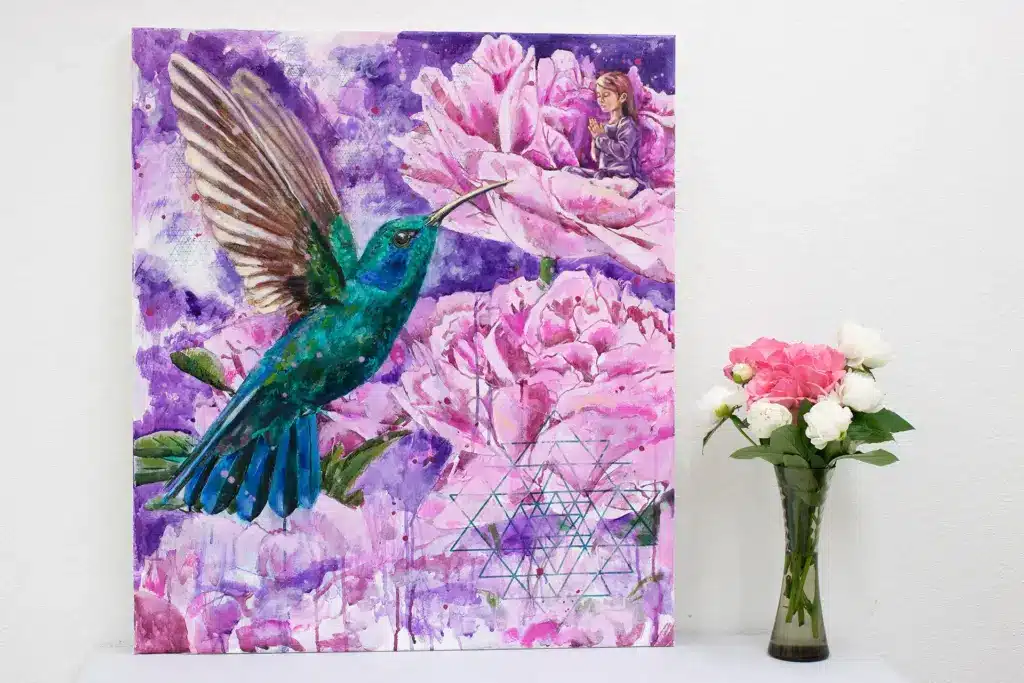 Krafttier Kolibri - Kunstwerk