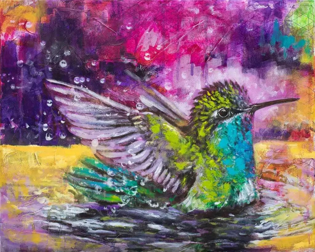 Krafttier Kolibri - Kunstwerk