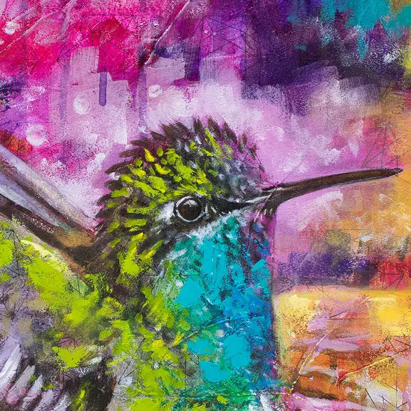 Krafttier Kolibri - Kunstdruck - Fine Art Print - Sacred Energy - Detail