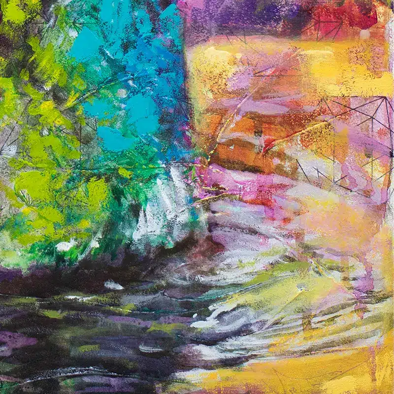 Krafttier Kolibri - Kunstdruck - Fine Art Print - Sacred Energy - Detail