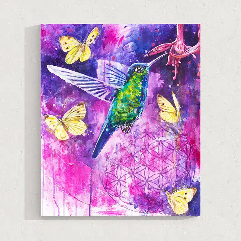 Krafttier Kolibri - Kunstwerk